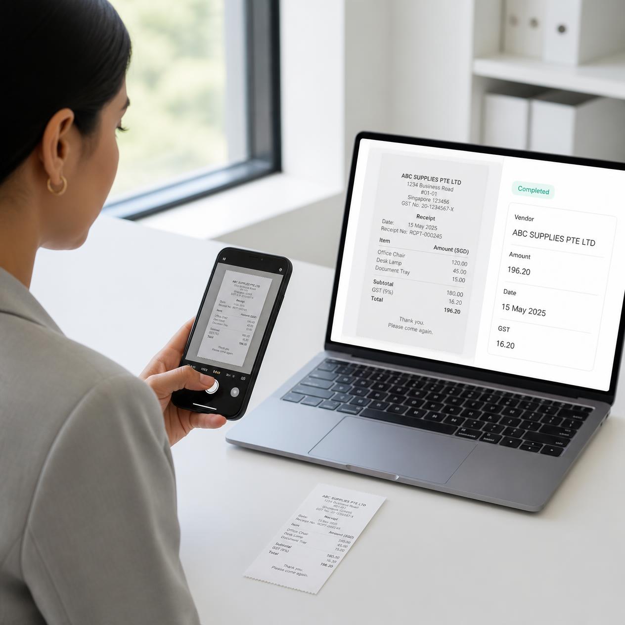 Receipt OCR UI