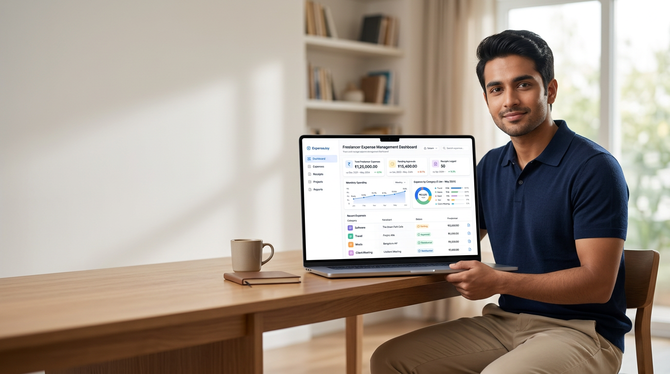 Freelancer expense management dashboard